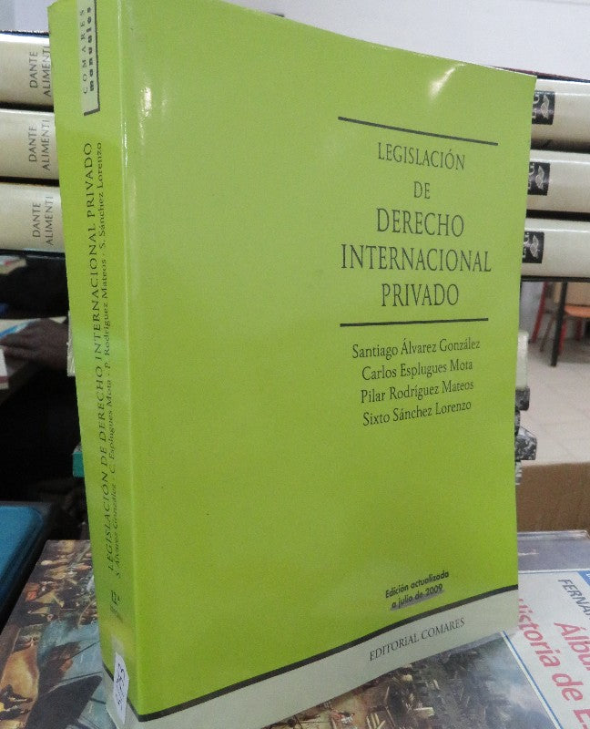 Legislacion Derecho Internacional Privado 2009