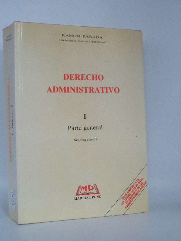 Derecho Administrativo i Parte General