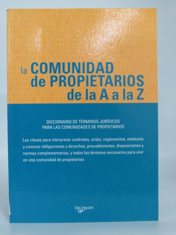 La Comunidad de Propietarios de la a a la Z