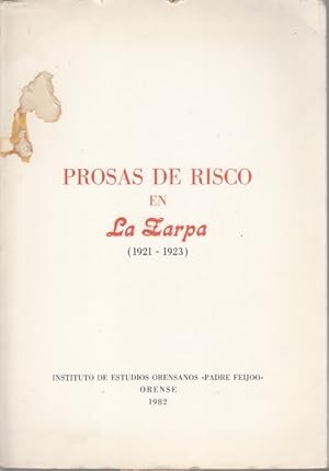 Prosas de Risco en la Zarpa (1921-1923)