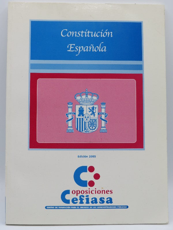 Constitucion Española Cefiasa Oposiciones
