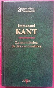 La Metafísica de las Costumbres