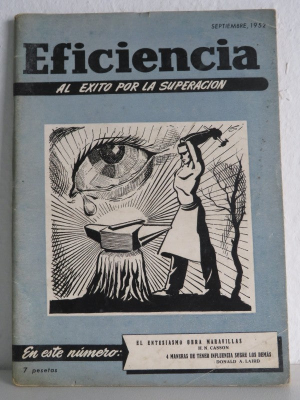 Eficiencia Al Exito por la Superación. Revista Mensual. Septiembre 1952