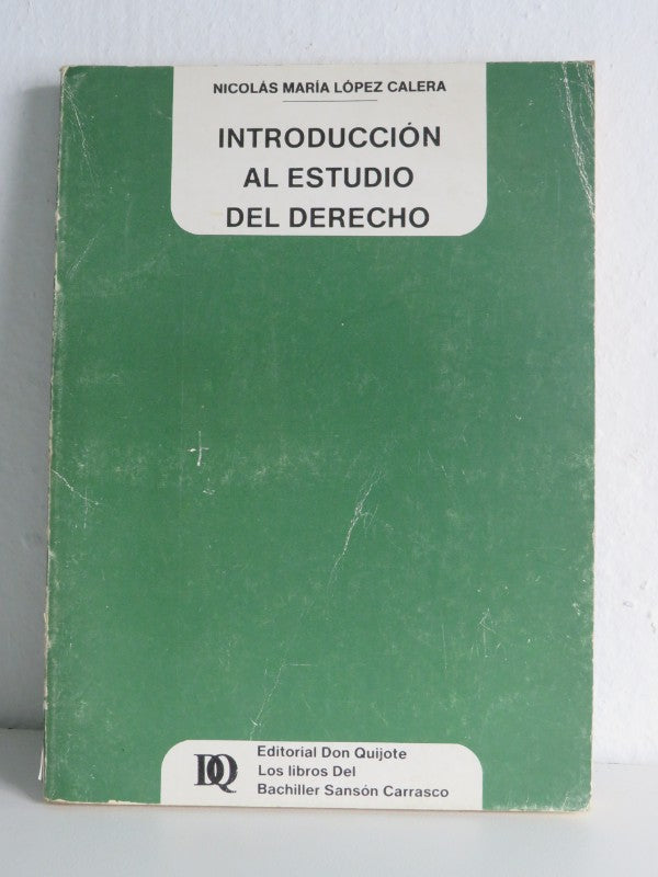 Introducción Al Estudio de Derecho