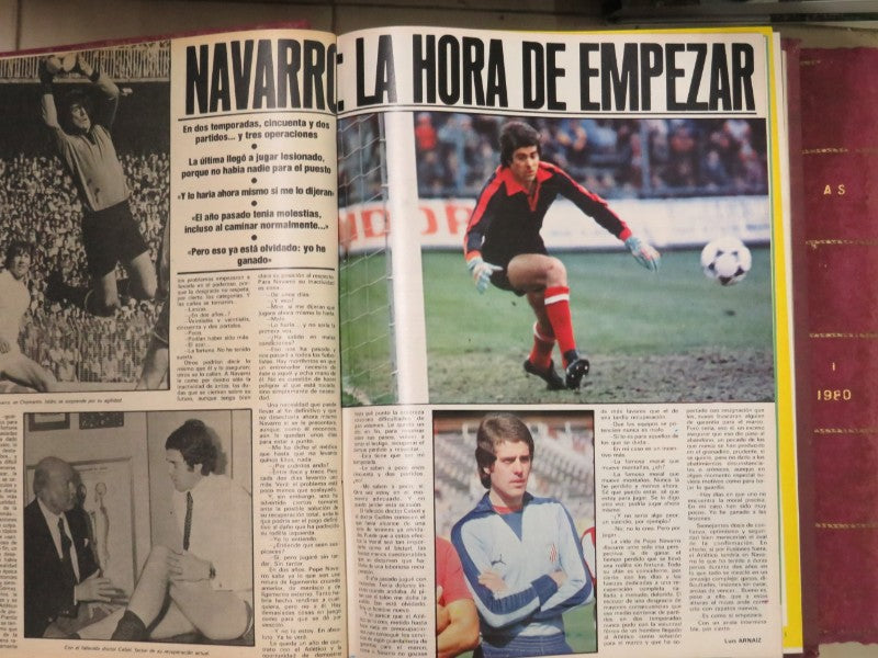 Colección de Diarios As (Años 1977-1980) Encuadernados Artesanalmente