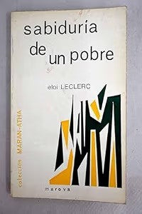 Sabiduría de un Pobre