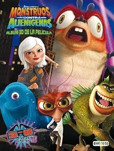 Monstruos Contra Alienígenas. Álbum 3d de la Película