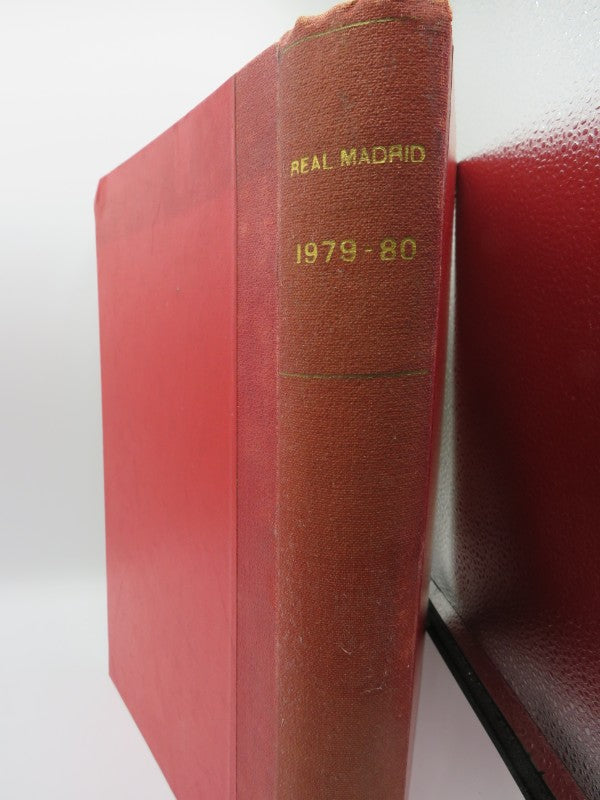 Tomo Encuadernado Revistas Oficiales Real Madrid (Mayo 1979 - Septiembre 1980)