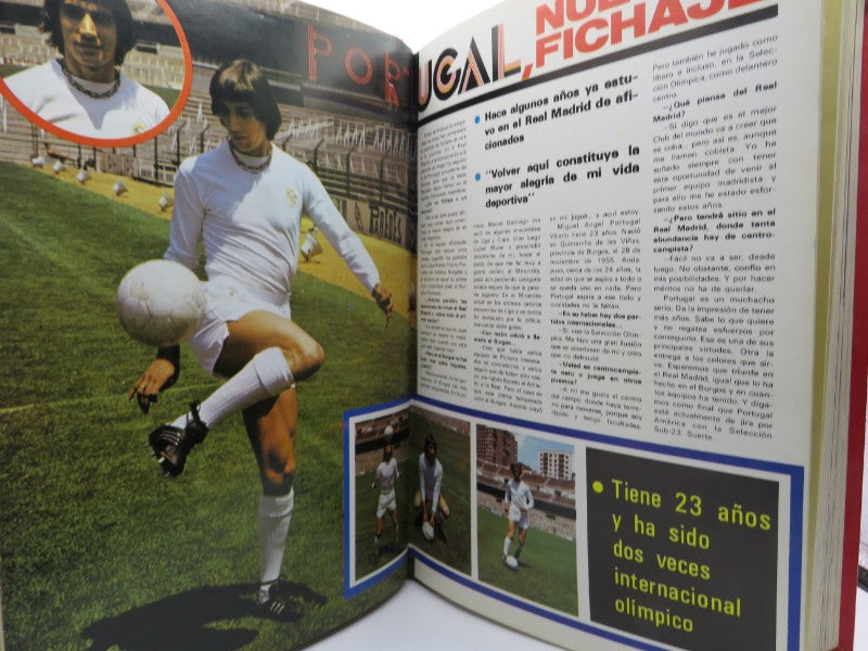 Tomo Encuadernado Revistas Oficiales Real Madrid (Mayo 1979 - Septiembre 1980)