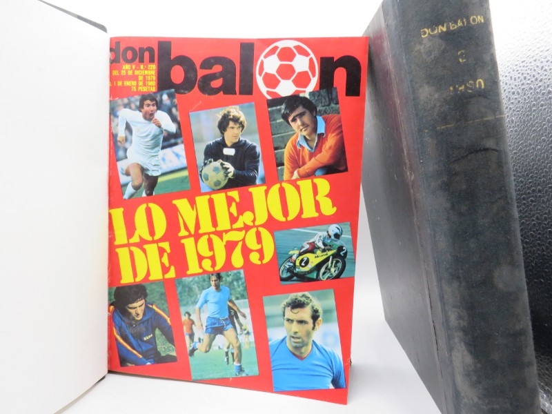 2 Tomos Encuadernados Revista Don Balón (1980) - Enero/abril y Septiembre/diciembre