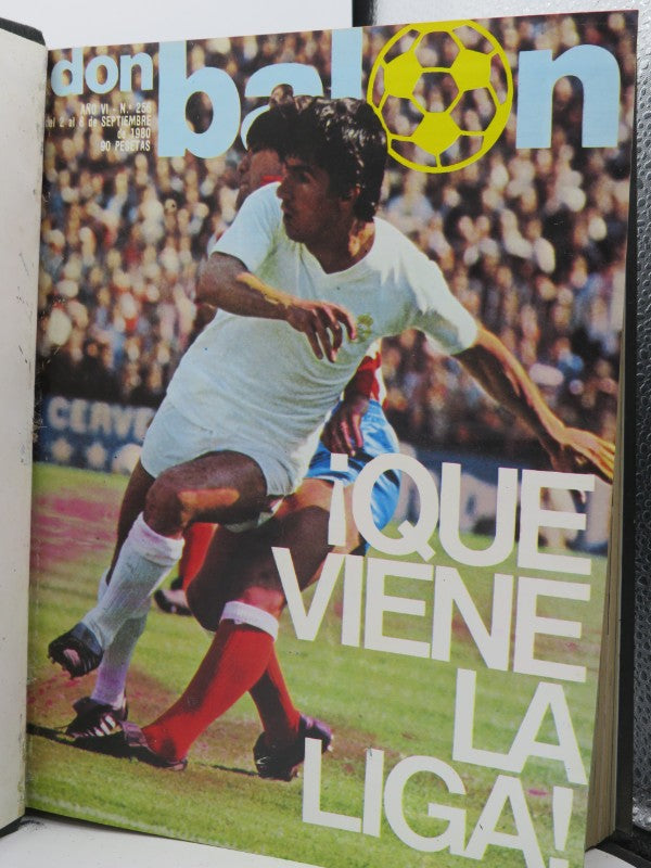 2 Tomos Encuadernados Revista Don Balón (1980) - Enero/abril y Septiembre/diciembre