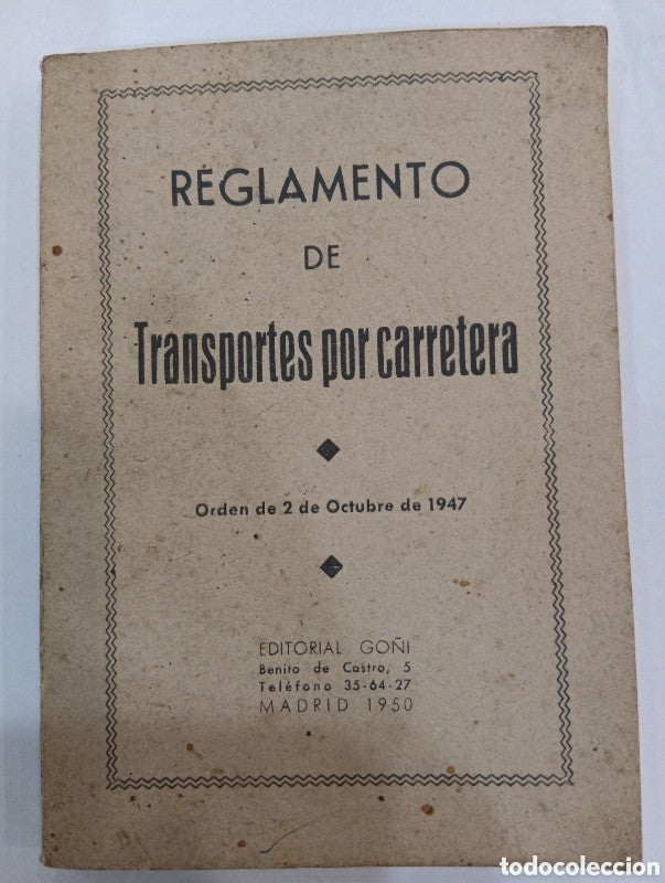 Reglamento de Transportes por Carretera