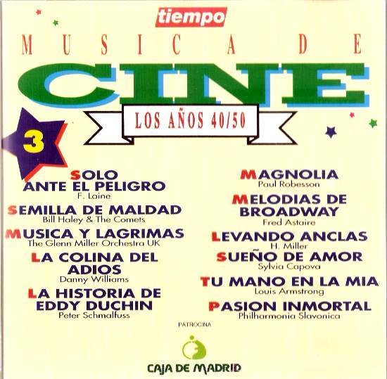 Música de Cine los Años 40-50 Volumen 3 CD, Comp