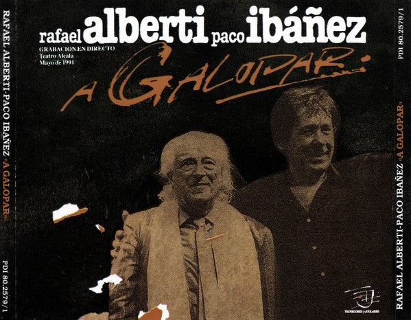 Rafael Alberti, Paco Ibañez - a Galopar (2xcd, Album)