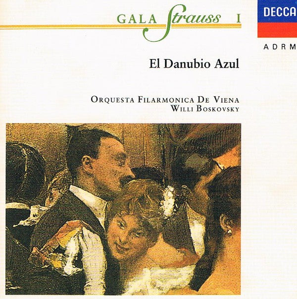 Orquesta Filarmónica de Viena Willi Boskovsky - Gala Strauss i (El Danubio Azul) (CD, Comp)