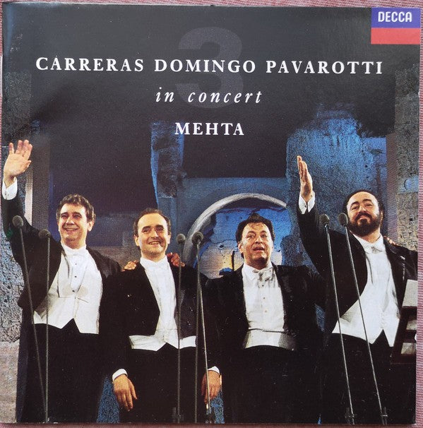 Carreras Domingo Pavarotti - In Concert (With Zubin Mehta) (CD, Album)