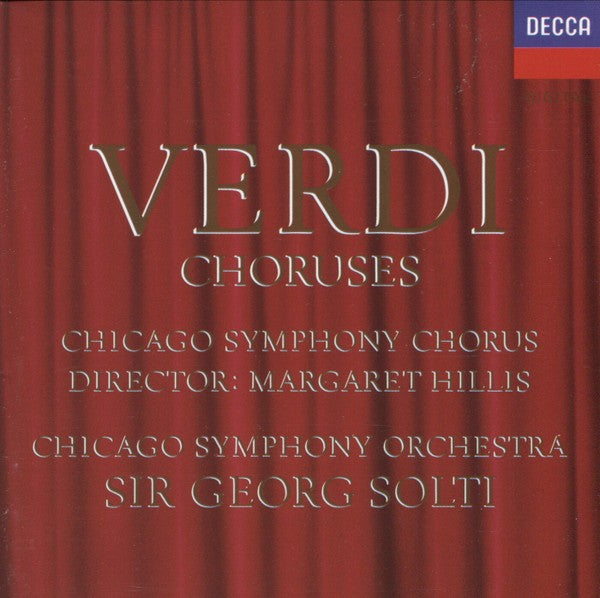 Choruses, Verdi CD