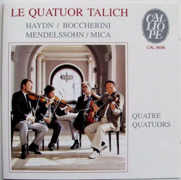 Quatre Quatuors. CD Album