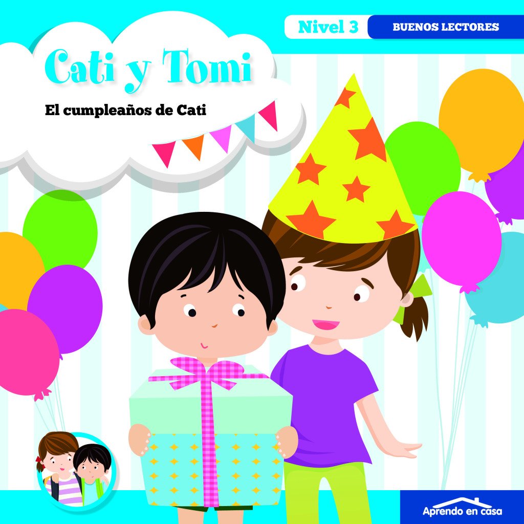 Aprendo en Casa Cati y Tomi el Cumpleaños de Cati