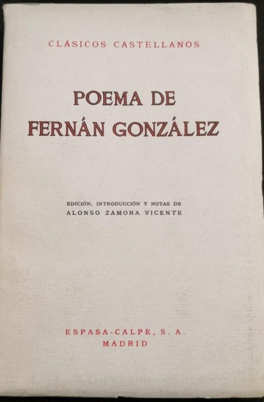 Poema de Fernán Gonzalez