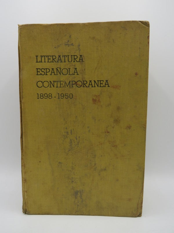 Literatura Española Contemporanea 1898-1950