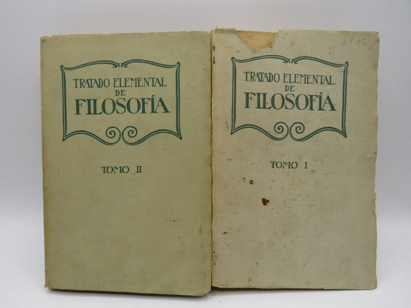 Tratado Elemental de Filosofía (2 Tomos)
