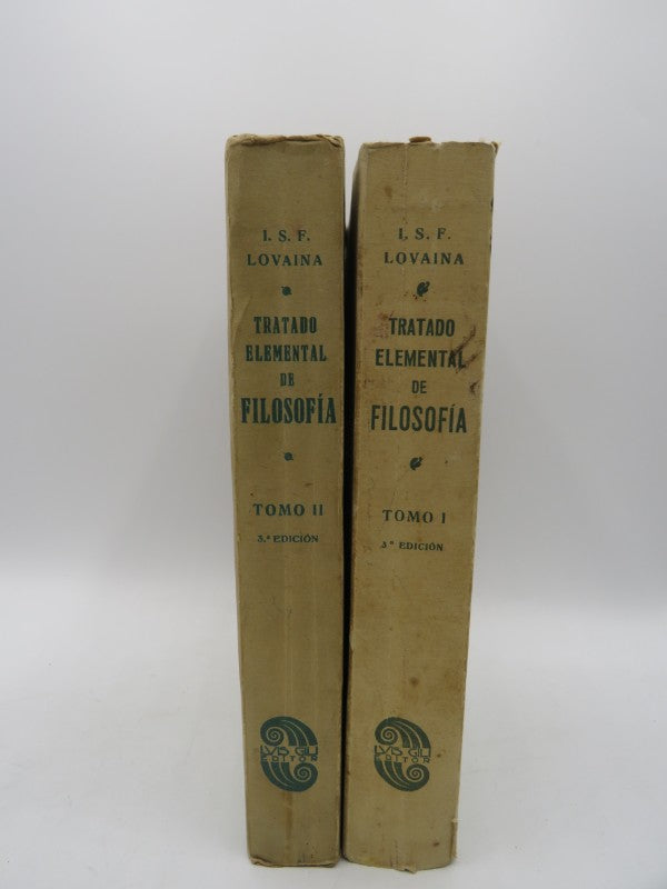 Tratado Elemental de Filosofía (2 Tomos)