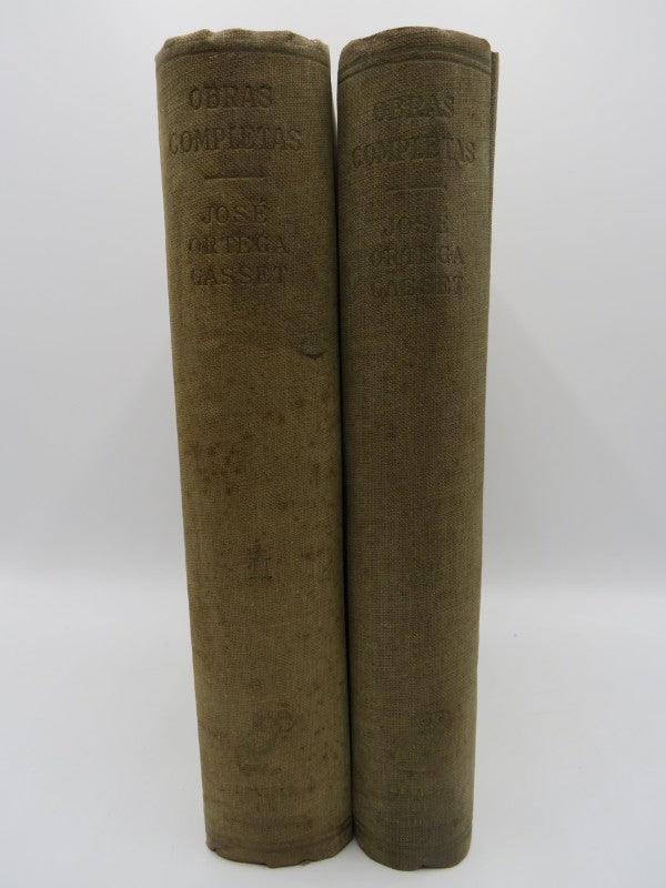 Obras Completas de José Ortega y Gasset. Tomo II y III