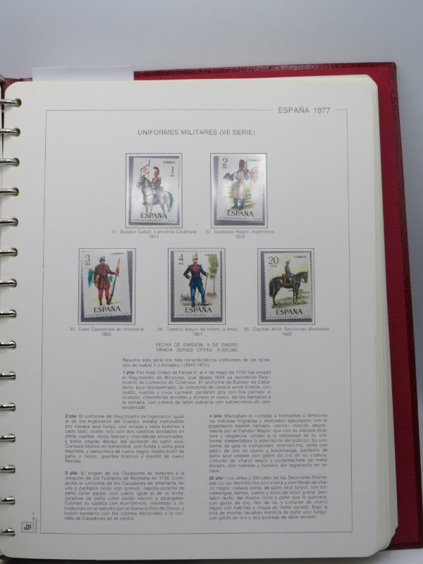 Colección España Filatelia Completa 1977-1981 - Álbum Fm - Sellos Nuevos Mnh