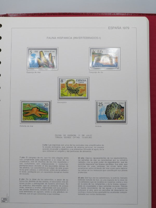 Colección España Filatelia Completa 1977-1981 - Álbum Fm - Sellos Nuevos Mnh