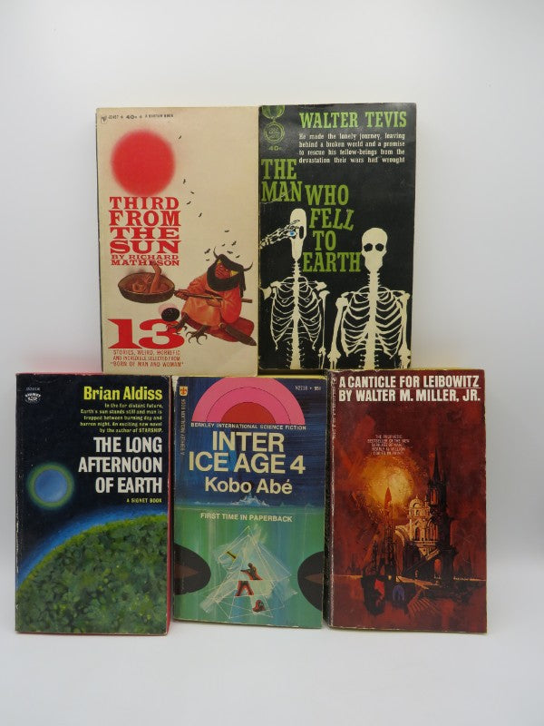 Pack 5 Libros Ciencia Ficción Vintage Inglés - Inter Ice Age 4, a Canticle For Leibowitz, Bowie/tevis
