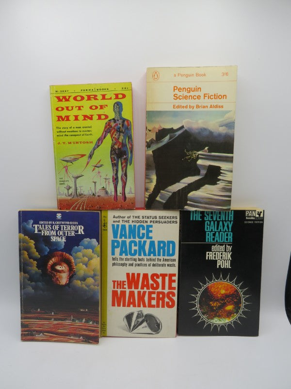 Pack 5 Libros Ciencia Ficción Vintage Inglés - Penguin Science Fiction, Seventh Galaxy Reader
