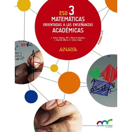 Matematicas Orientad.enseð.academ.3¦eso 3 Tomos