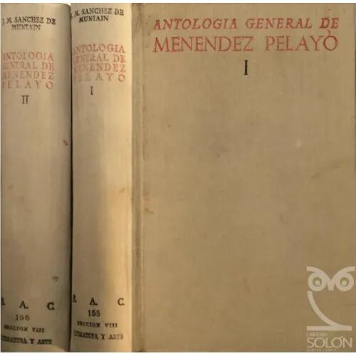 Antologia General Menendez Pelayo T2