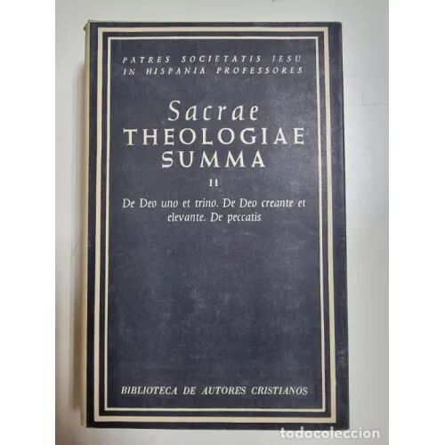 Sacrae Theologiae Summa III.