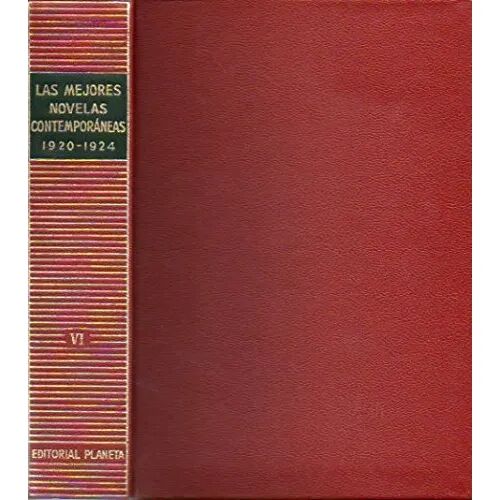 Las Mejores Novelas Contemporáneas. Vol. VI. 1920-1924