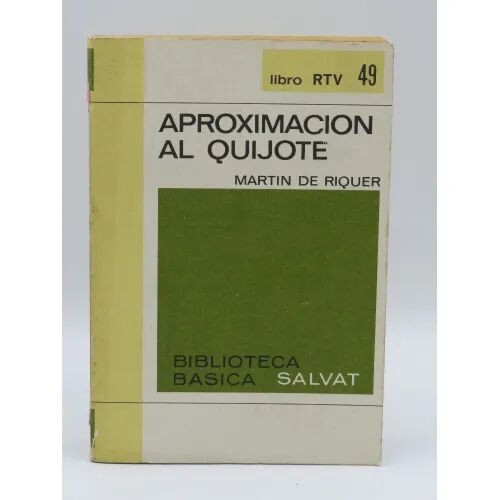 Aproximacion Al Quijote Libro Rtv 49