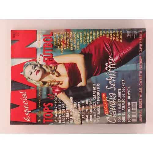 Revista Man. Edición Espcial N. 124 Feb. 1998 Claudia Schiffer
