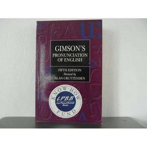 Gimson´s Pronunciation Of English