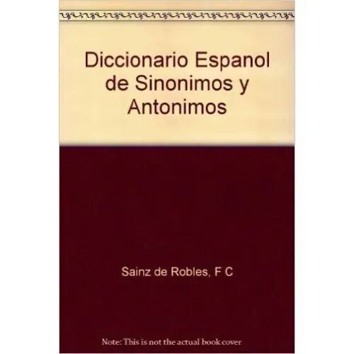 Diccionario Español Sinonimos