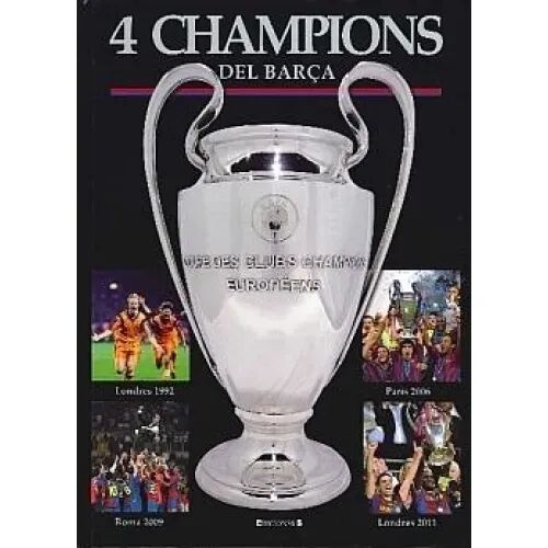 Las 4 Champions del Barça