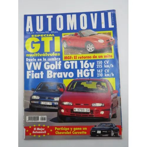 Automovil Formula Número 214 (Noviembre 95)