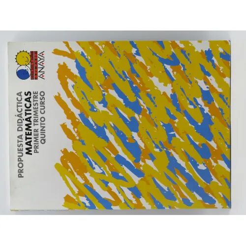 Propuesta Didactica Matemáticas 5º P.d. S-l.