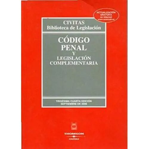 Codigo Penal y Legislacion Complementaria 34 Edici