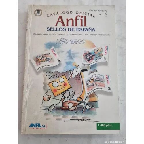 Catálogo Oficial Anfil 2000 Sellos de España.