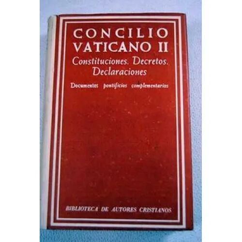 Biblioteca de Autores Cristianos Concilio Vaticano II.