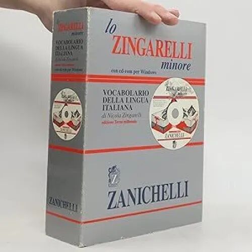Zingarelli Minore Vocabulario Della Lingua Italiana