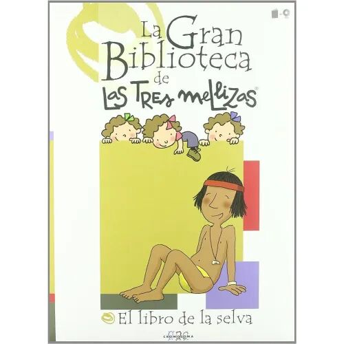 Gran Biblioteca Tres Mellizas Libro de la Selva +dvd