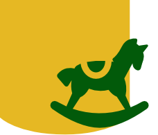 Icono de caballito de balancín, libros infantiles y juveniles